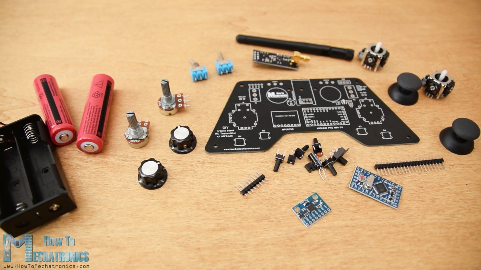Remote transmitter controls