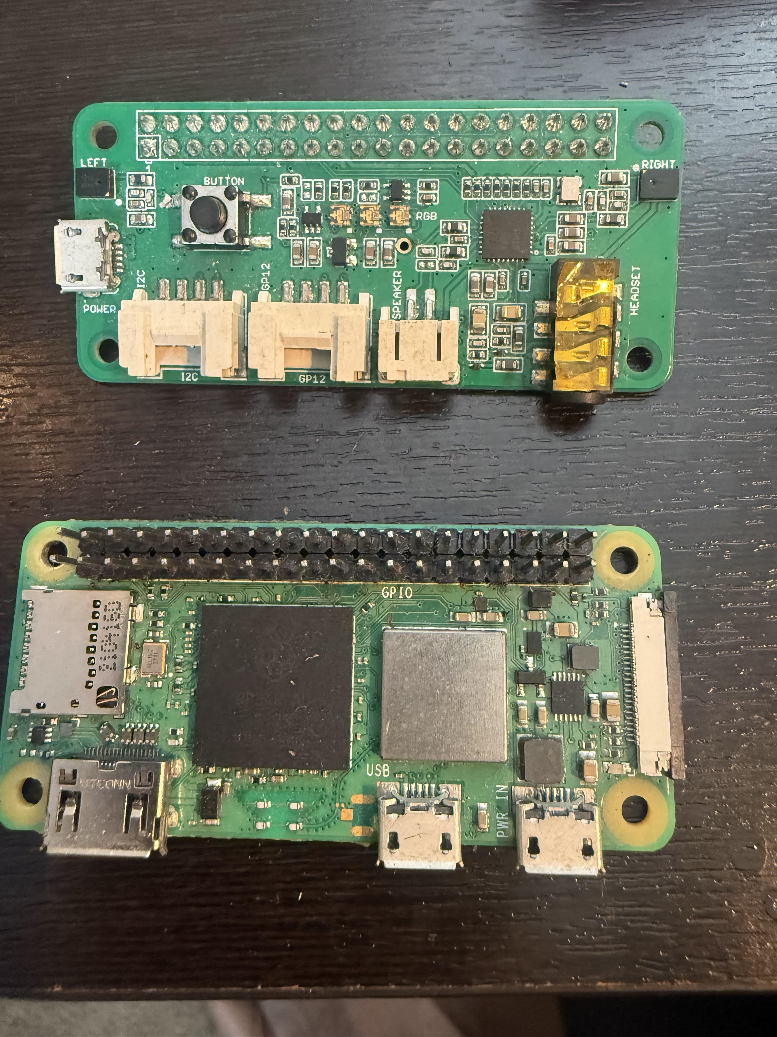 Raspberry Pi Zero 2 W and Pico Voice remote transmitter board